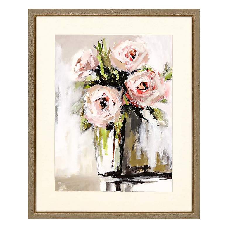 Image 4 Spring Bouquet 32 inch High 2-Piece Framed Giclee Wall Art Set more views