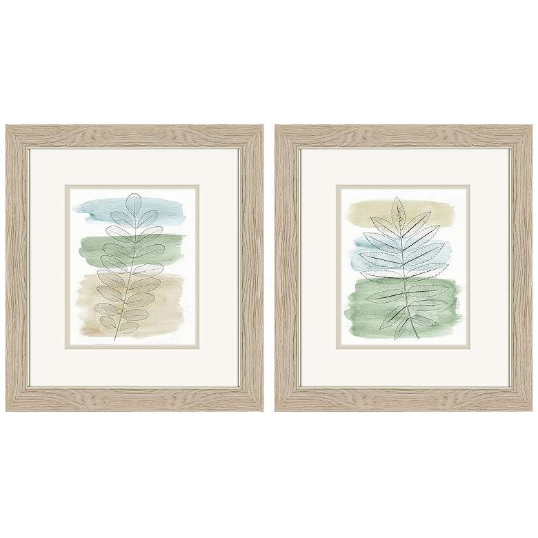 Image 1 Spring Branch 16"W x 18"H Framed Art Set of 2