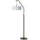 Spring Bronze Downbridge Arc Floor Lamp