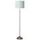 Spring Brushed Nickel Pull Chain Floor Lamp