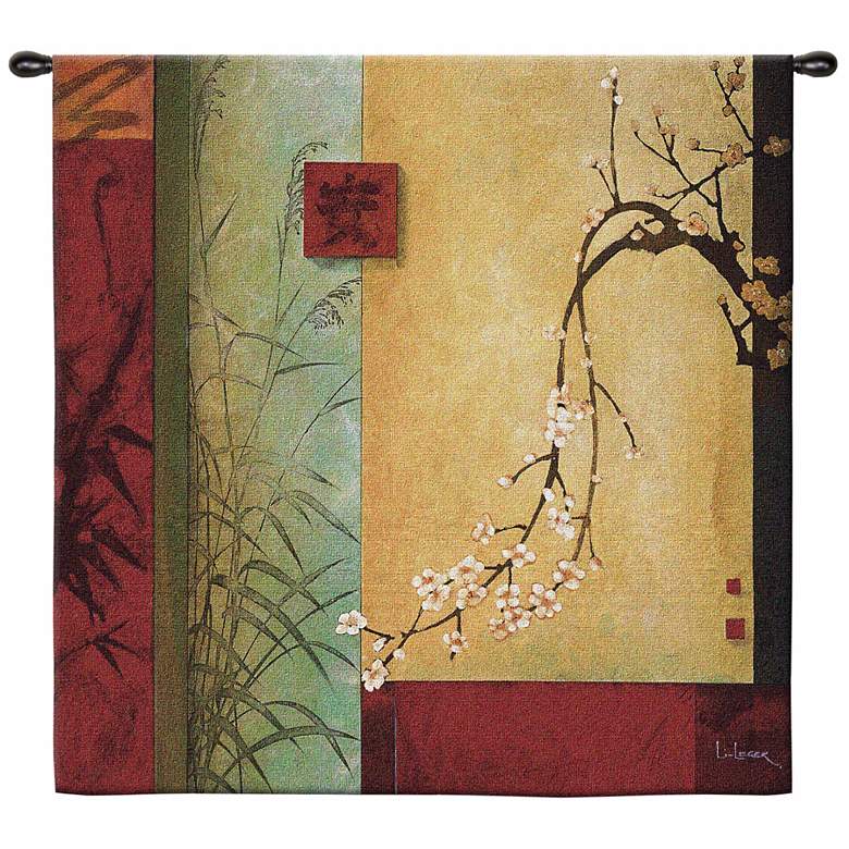 Image 1 Spring Chorus 44 inch Square Wall Hanging Tapestry