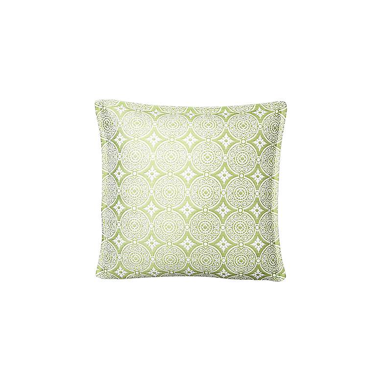 Image 1 Spring Circles 17 inch Square Outdoor Throw Pillow