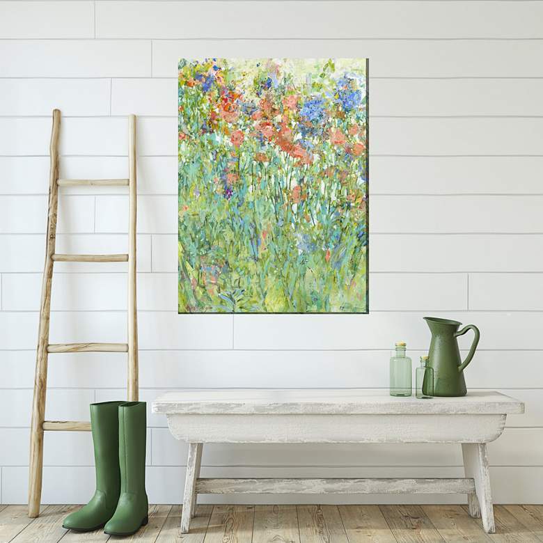 Image 3 Spring Essence 40" High Rectangular Outdoor Canvas Wall Art more views