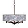 Spring Flowers Ava 6-Light Bronze Pendant Chandelier