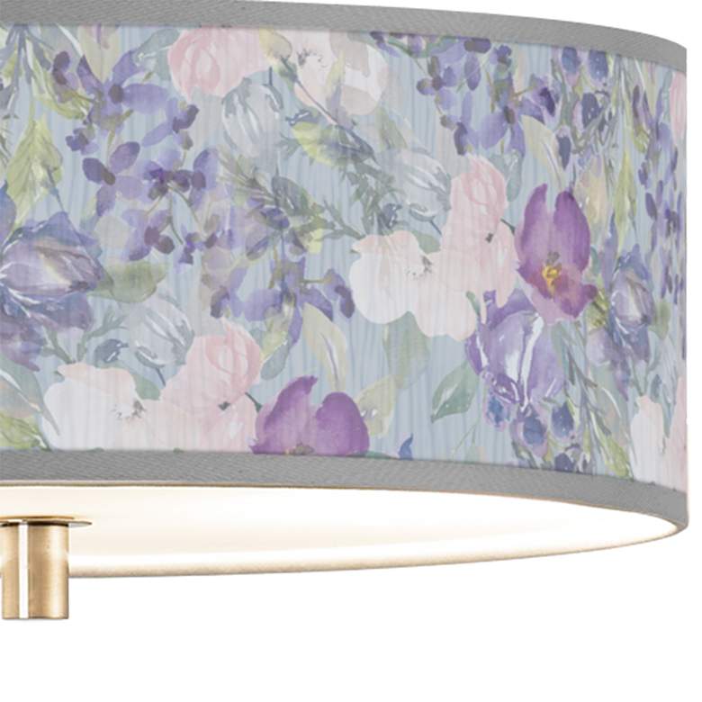 Image 2 Spring Flowers Giclee 14" Wide Ceiling Light more views