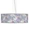 Spring Flowers Giclee 24" Wide 4-Light Pendant Chandelier