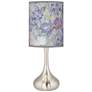 Spring Flowers Giclee Droplet Table Lamp