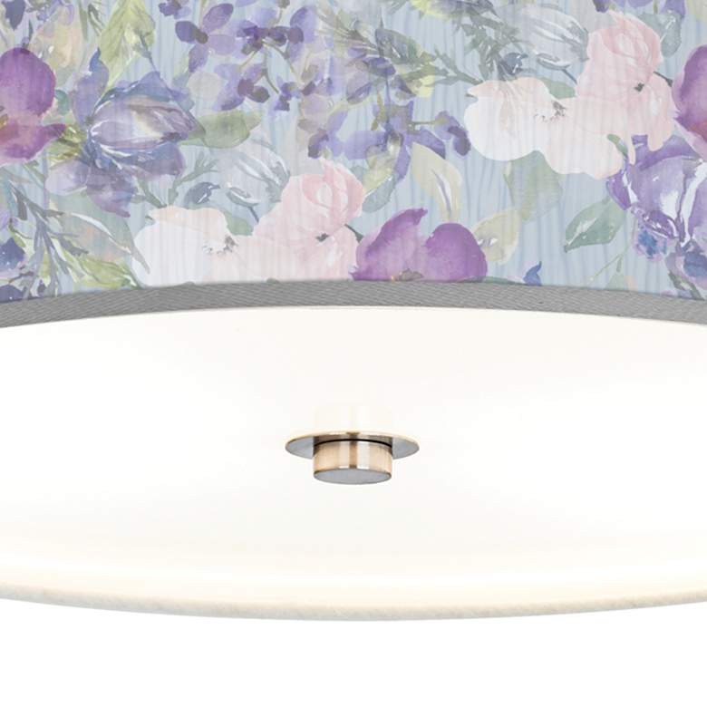 Image 3 Spring Flowers Giclee Energy Efficient Ceiling Light more views