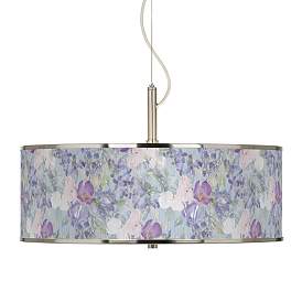 Image1 of Spring Flowers Giclee Glow 20" Wide Pendant Light