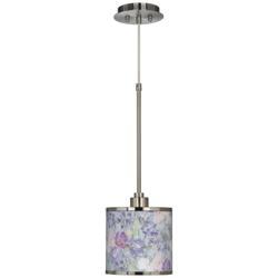 Spring Flowers Giclee Glow Mini Pendant Light
