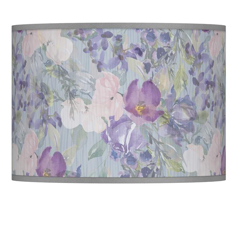 Image 1 Spring Flowers Giclee Lamp Shade 13.5x13.5x10 (Spider)