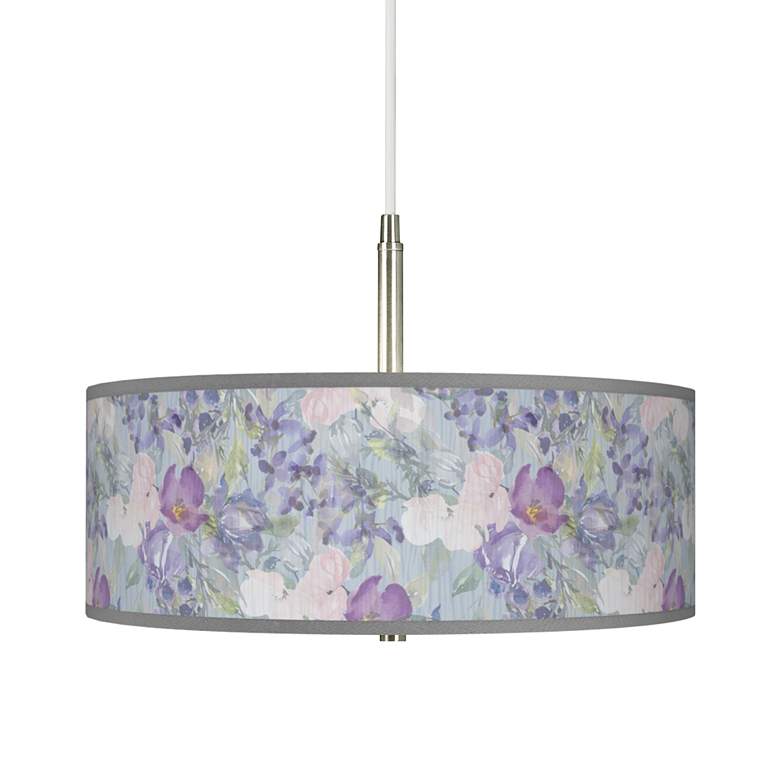 Image 1 Spring Flowers Giclee Pendant Chandelier