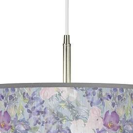 Image2 of Spring Flowers Giclee Pendant Chandelier more views