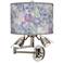 Spring Flowers Giclee Plug-In Swing Arm Wall Lamp