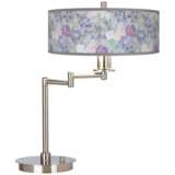 Spring Flowers Giclee Swing Arm LED Desk Lamp