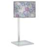 Spring Flowers Glass Inset Table Lamp