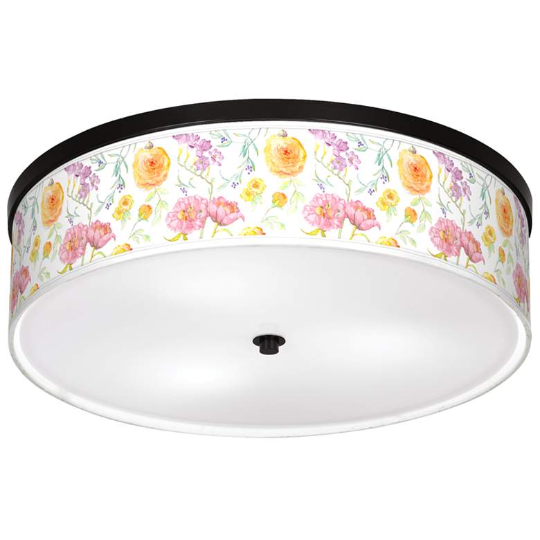 Image 1 Spring Garden Giclee 20 1/4 inch Wide Ceiling Light