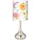 Spring Garden Giclee Droplet Table Lamp