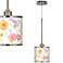 Spring Garden Giclee Glow Mini Pendant Light