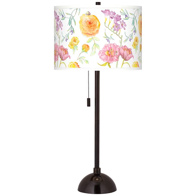 Image 1 Spring Garden Giclee Glow Tiger Bronze Club Table Lamp