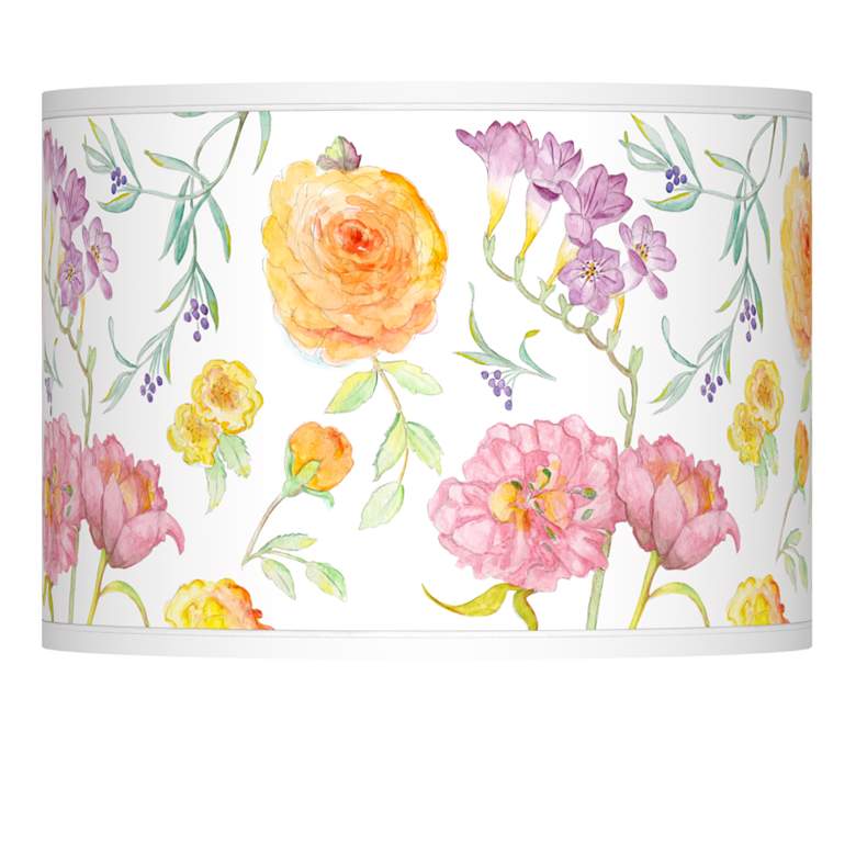 Image 1 Spring Garden Giclee Lamp Shade 13.5x13.5x10 (Spider)