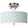 Spring Giclee 14" Wide Ceiling Light