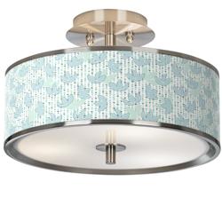 Spring Giclee Glow 14&quot; Wide Ceiling Light