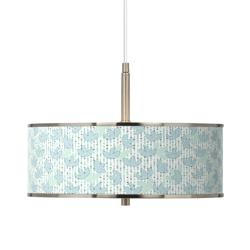 Spring Giclee Glow 16&quot; Wide Pendant Light