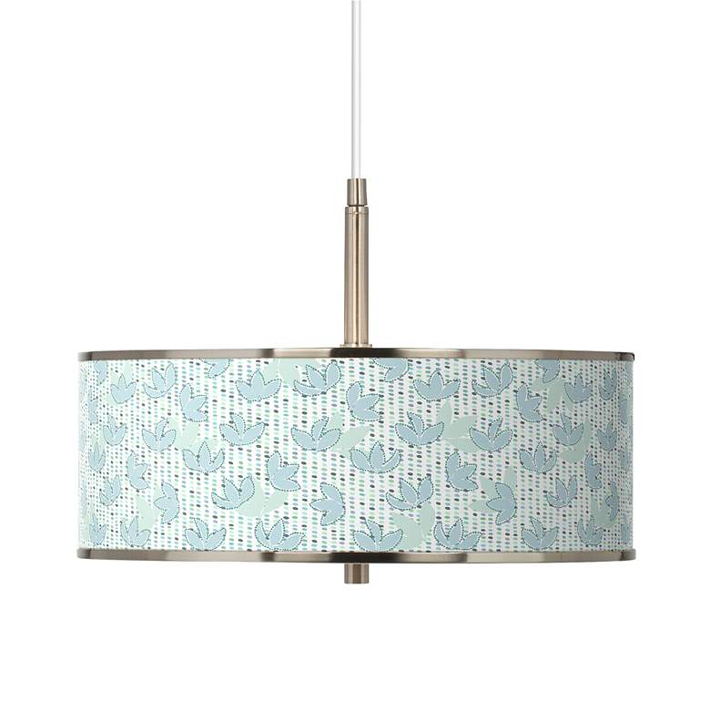 Image 1 Spring Giclee Glow 16 inch Wide Pendant Light
