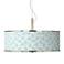 Spring Giclee Glow 20" Wide Pendant Light