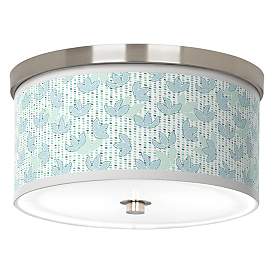 Image1 of Spring Giclee Nickel 10 1/4" Wide Ceiling Light