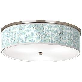 Image1 of Spring Giclee Nickel 20 1/4" Wide Ceiling Light