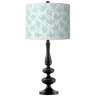 Spring Giclee Paley Black Table Lamp