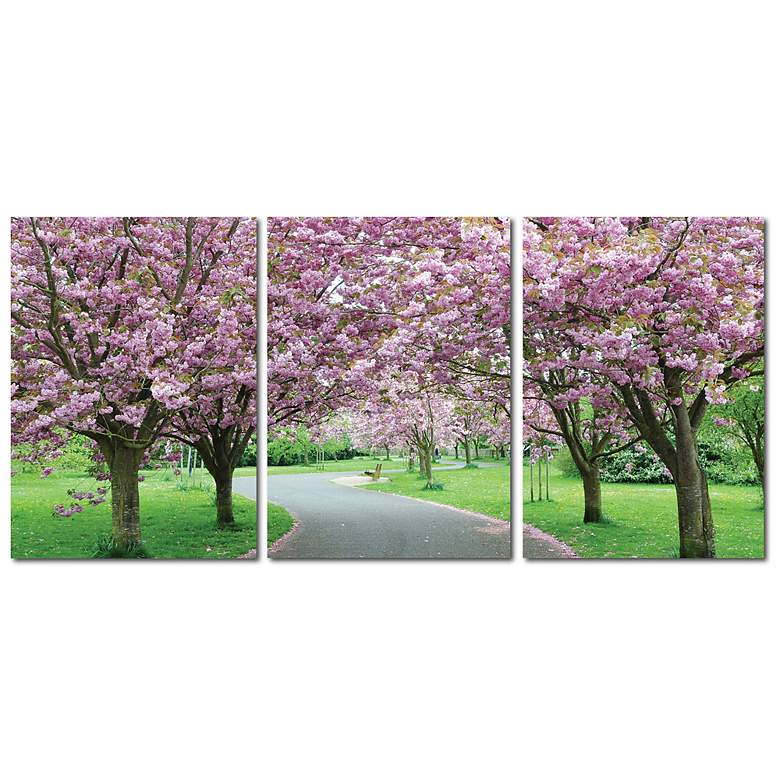 Image 1 Spring In Bloom Print Triptych Wall Art