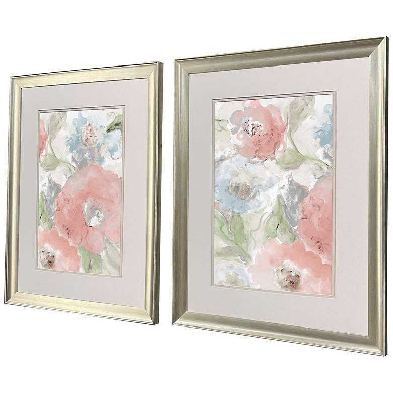 Image 2 Spring in Provence 21"W x 27"H Contemporary Framed Art Set of 2 more views