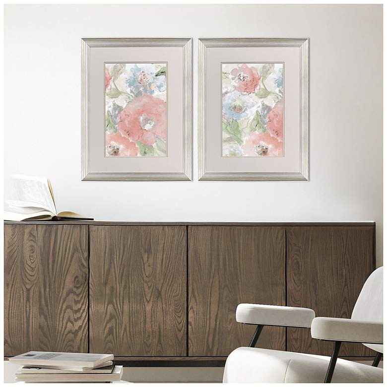 Image 4 Spring in Provence 21"W x 27"H Contemporary Framed Art Set of 2 more views