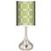 Spring Interlace Giclee Droplet Table Lamp