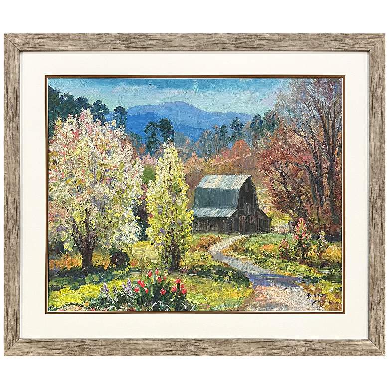 Image 1 Spring Plein Air 36"W x 30"H Framed Art