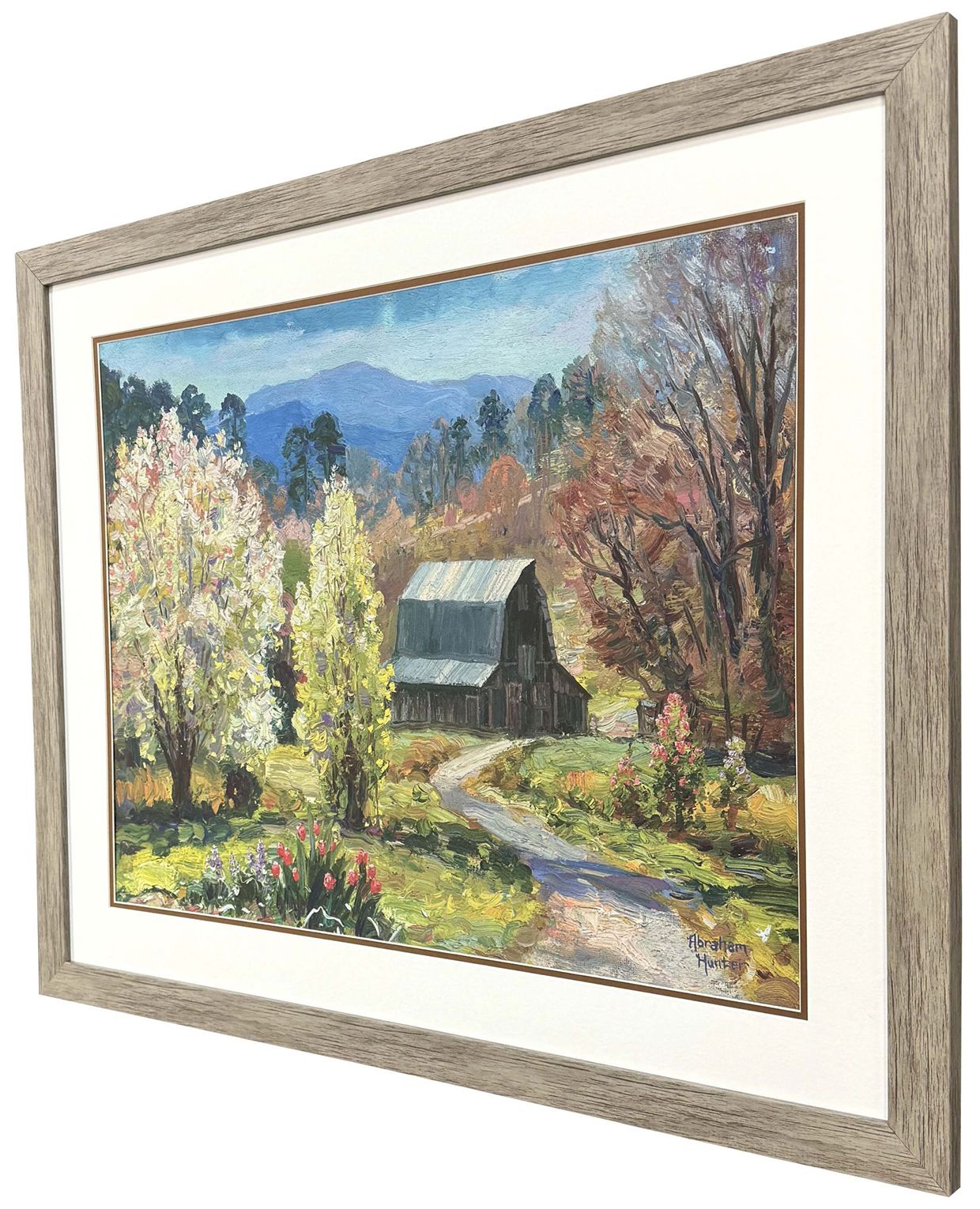 Image 3 Spring Plein Air 36"W x 30"H Framed Art more views