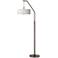 Spring's Joy Bronze Downbridge Arc Floor Lamp