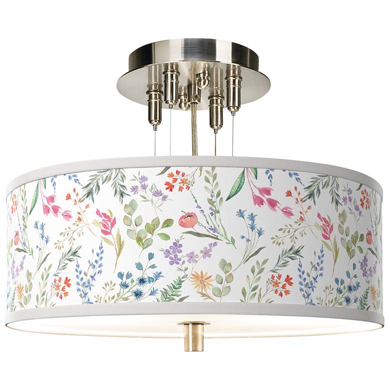 Image 1 Spring&#39;s Joy Giclee 14 inch Wide Ceiling Light