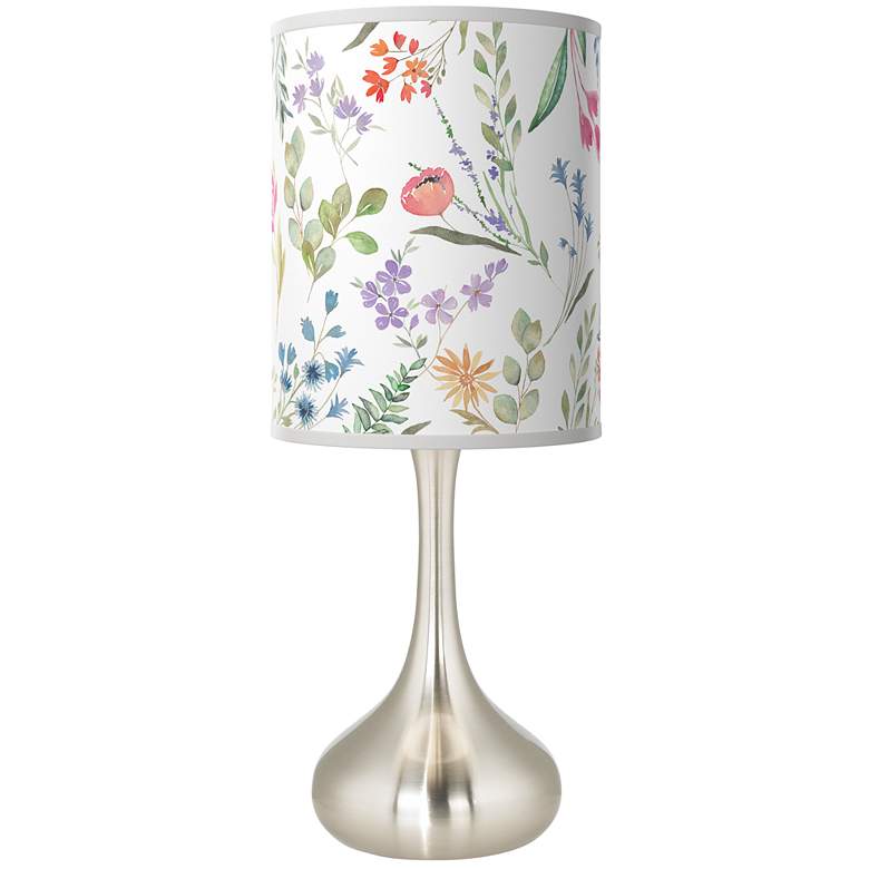 Image 1 Spring&#39;s Joy Giclee Droplet Table Lamp