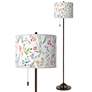 Thumbnail1 of Spring's Joy Giclee Glow Bronze Club Floor Lamp