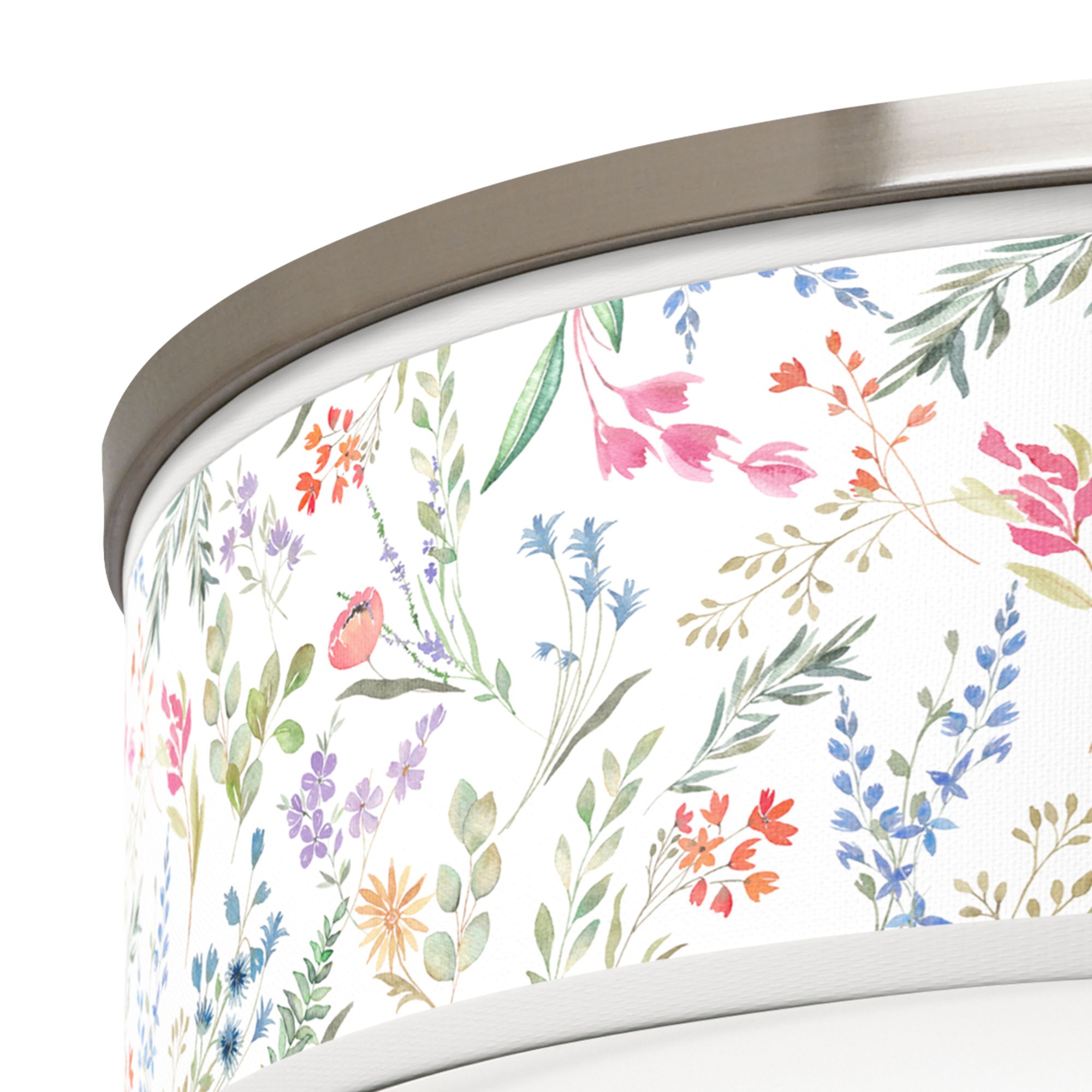 Image 2 Spring's Joy Giclee Nickel 20 1/4" Wide Ceiling Light more views