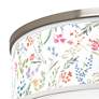 2_Spring's Joy Giclee Nickel 20 1/4" Wide Ceiling Light more views