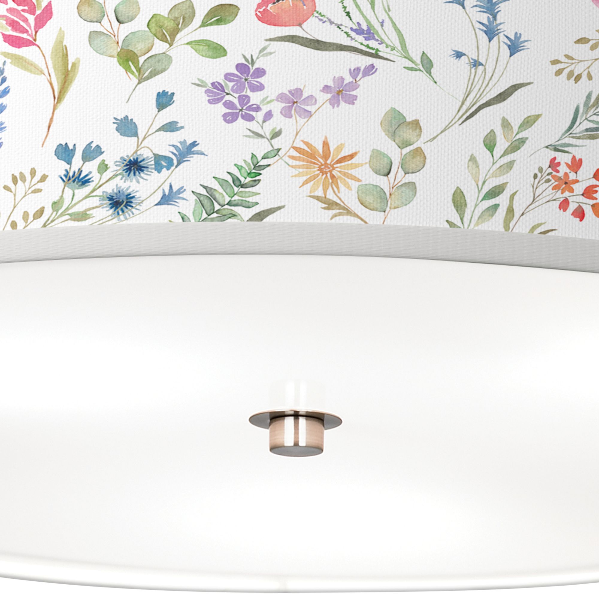 Image 3 Spring's Joy Giclee Nickel 20 1/4" Wide Ceiling Light more views