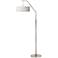 Spring's Joy Giclee Shade Arc Floor Lamp