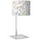 Spring's Joy Glass Inset Table Lamp