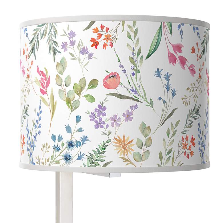 Image 2 Spring's Joy Glass Inset Table Lamp more views