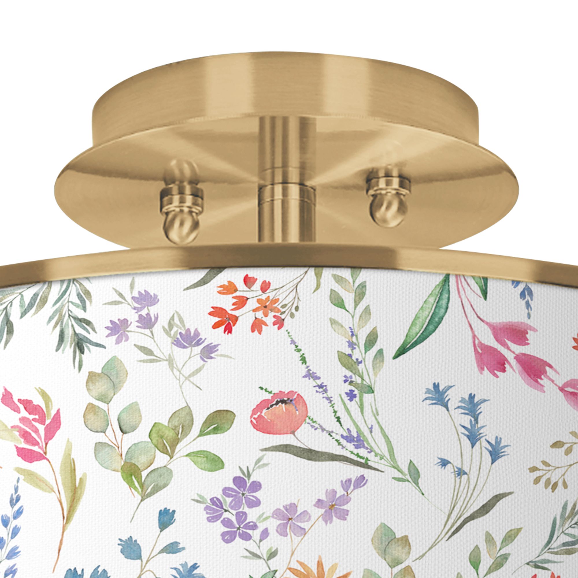 Image 2 Spring's Joy Gold 14" Wide Ceiling Light more views